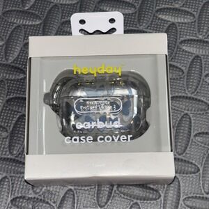Heyday‎ Hardshell Case w/Clip for Apple AirPods Pro (Gen 1/2) - Silver Butterfly
